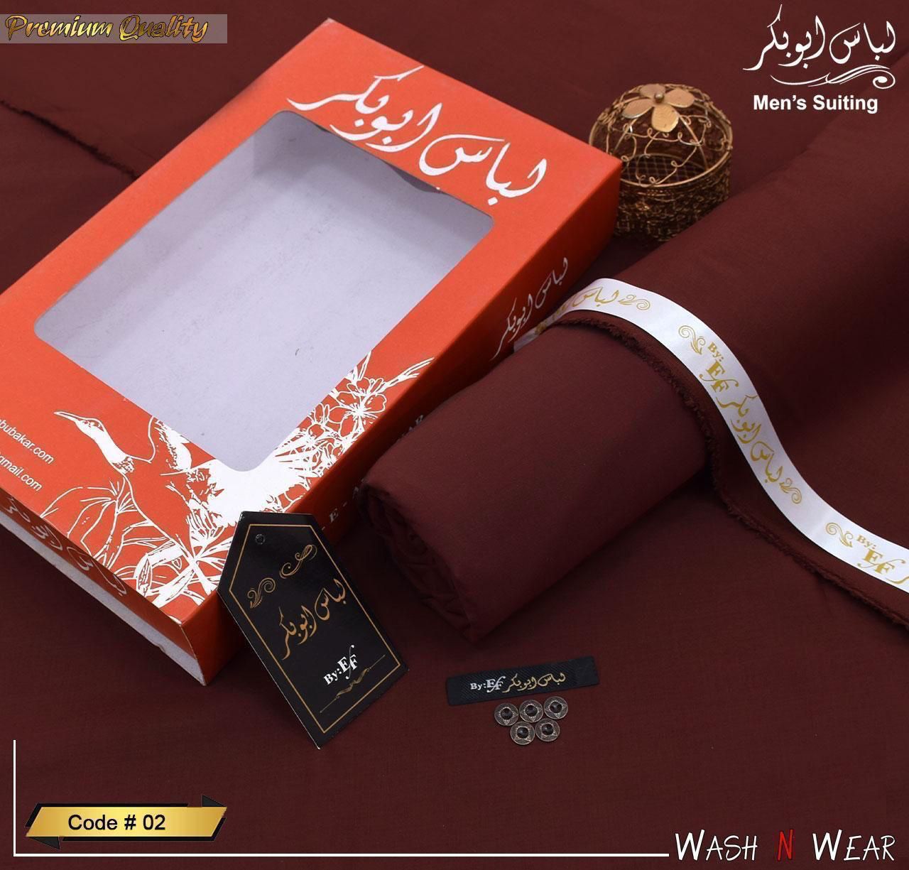 SUMMER Wash n Wear Unstitched Suit 015